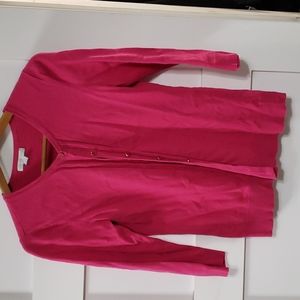 Women's New York & Co Pink Cardigan, Size M